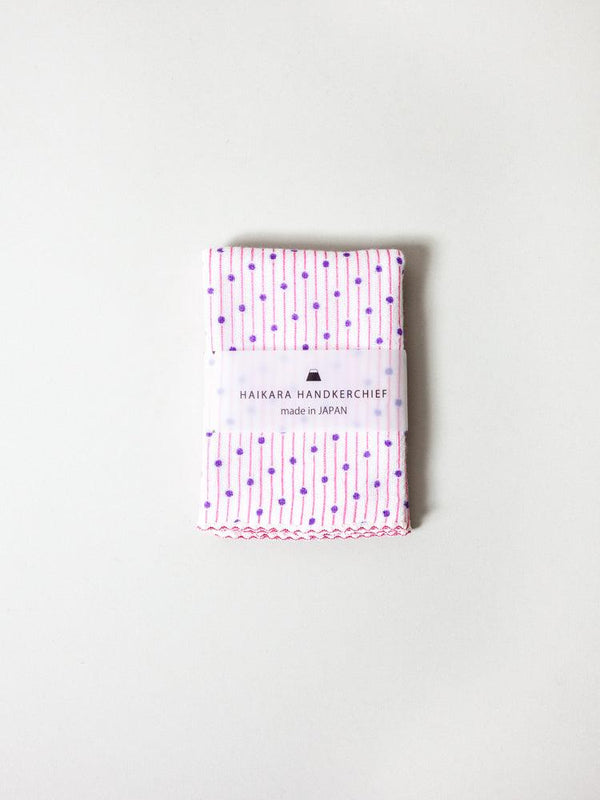 Haikara Little Handkerchief Pattern, Sudare Pink
