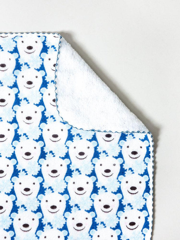 Haikara Little Handkerchief Polar Bear, Blue