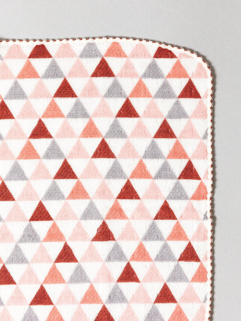 Haikara Little Handkerchief Pattern, Triangle Pink