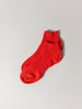 Sasawashi Ribbed Ankle Socks, Red