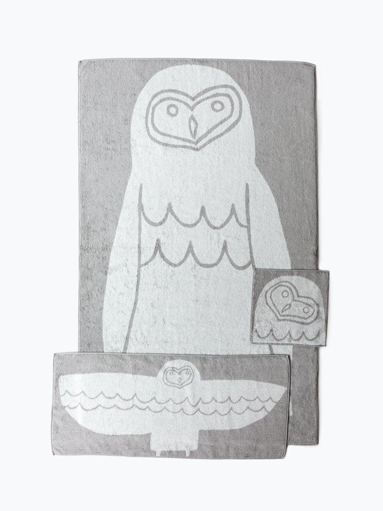 Animal Towel, Owl - MORIHATA
